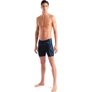 Плавки-шорти для чоловіків Arena POSEIDONIA SWIM MID JAMMER чорний, бірюзовий Чол